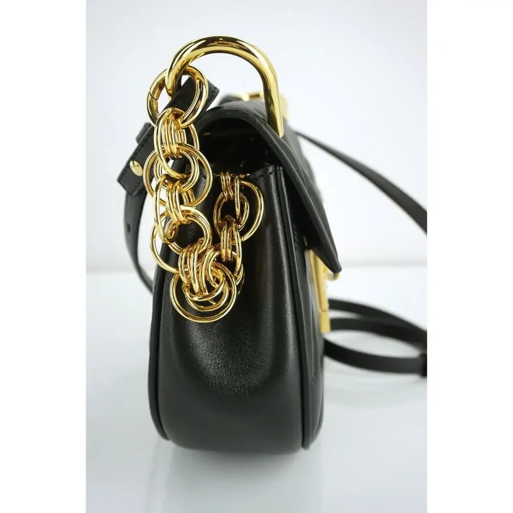 Chloe Black Quilted Leather Mini Drew Bijou Crossbody Gold Chain Bag NWT